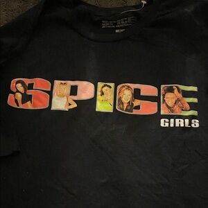 Spice Girls Black Short Sleeve Tee